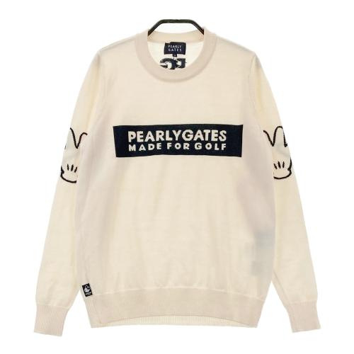 PEARLY GATES パーリーゲイツ ×ディズニー ウール 長袖 ニット PEARLY GATES パーリーゲイツ ×ディズニー ウール 長袖 ニット
