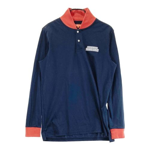 BEAMS GOLF ビームスゴルフ 長袖 ポロシャツ ネイビー系 サイズ：M