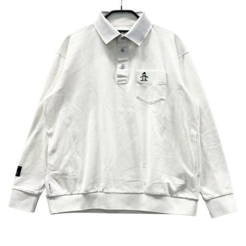 MUNSING WEAR マンシングウェア 2024年モデル 長袖ポロシャツ ホワイト