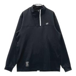 未使用 5万 タグ付 マスターバニーエディション ダブルジップ パーカー M 黒 MASTER BUNNY EDITION(マスターバニーエディション) メンズ｜中古