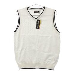 TAYLOR MADE テーラーメイド ニットベスト ホワイト系 サイズ：M