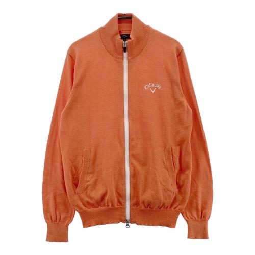 CALLAWAY キャロウェイ 半袖ポロシャツ ボーダー柄 オレンジ系 サイズ