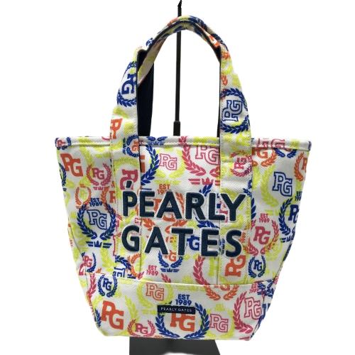 美品】PEARLY GATES ロゴ総柄 ロッカーバッグ ボストンバッグ POP馬柄