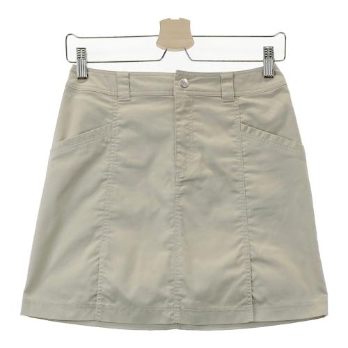 M.U SPORTS エムユースポーツ ストレッチスカート ワッペン チェック柄