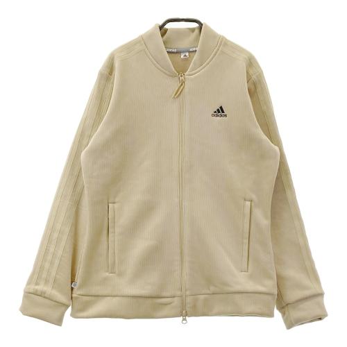 ADIDAS GOLF アディダスゴルフ ; ジップジャケット ベージュ系 サイズ