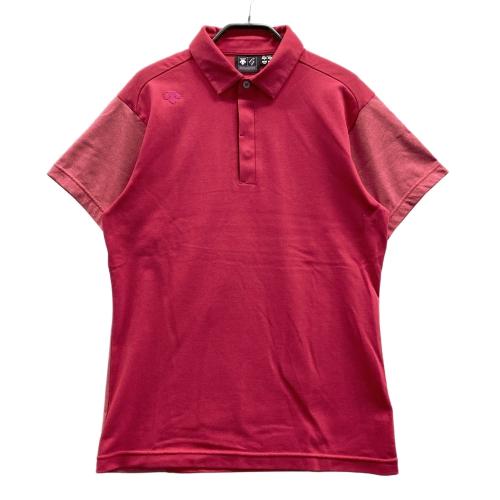 DESCENTE GOLF デサントゴルフ 半袖ポロシャツツ ピンク系 サイズ：M