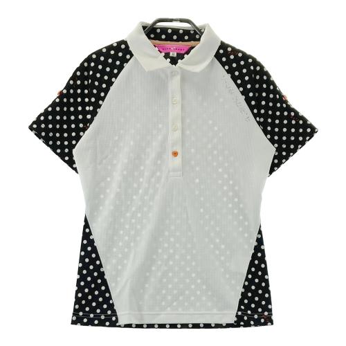 ビバハート VIVA HEART レインウェア 42サイズ （L ）ドット VIVA HEART ビバハート 2WAY 裏メッシュ レインジャケット ドット柄