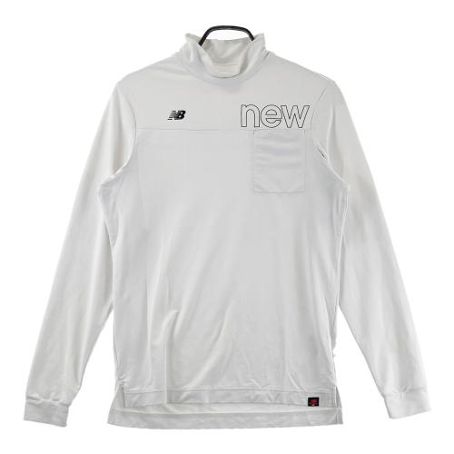 NEW BALANCE GOLF ニューバランス ハイネック 半袖Tシャツ ホワイト系
