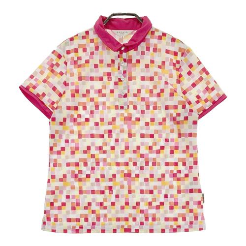 LANVIN SPORT ランバン スポール 半袖ポロシャツ ピンク系 サイズ：40