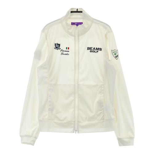 サイズ：M BEAMS GOLF ビームスゴルフ  ニット ジップジャケット  ホワイト系 [240101443323] ゴルフウェア レディース ストスト サイズ：M BEAMS GOLF ビームスゴルフ ニット ジップジャケット