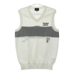PEARLY GATES ベスト　サイズ4 白 メンズ PEARLY GATES(パーリーゲイツ) ベスト｜中古ゴルフウェア通販