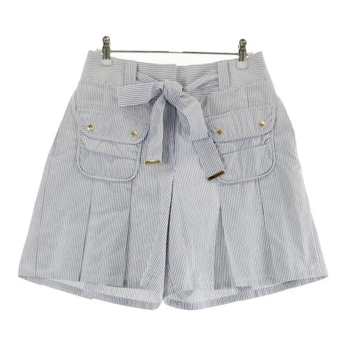 MARK&LONA マークアンドロナ ショートパンツ ストライプ柄 グレー系