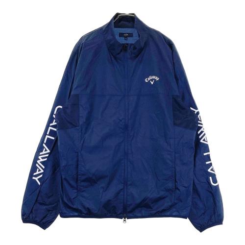 PEARLY GATES パーリーゲイツ 長袖ジャケット ロゴ 総柄 ネイビー系
