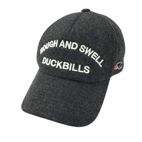 ラフ＆スウェル　ゴルフキャップ　フリーサイズ　ユニセックス　新品未使用 ラフ&スウェル（rough&swell） ラフアンドスウェル キャップ 黒×白
