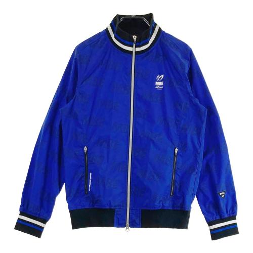 AND PER SE アンパスィ 2WAY ナイロン ジップジャケット ロゴ ブルー系