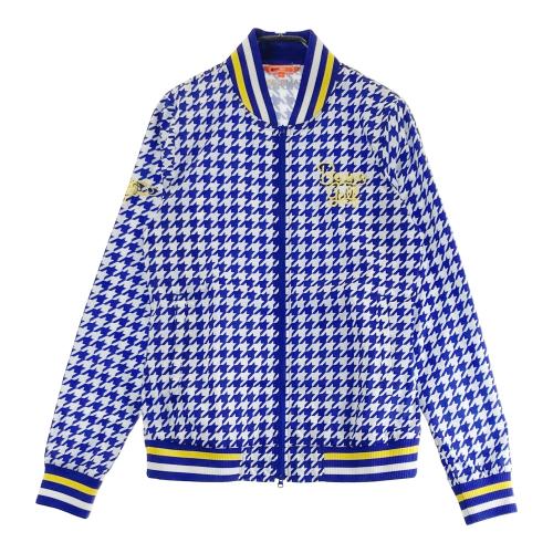 BEAMS GOLF ビームスゴルフ 裏メッシュ ジップジャケット 千鳥柄