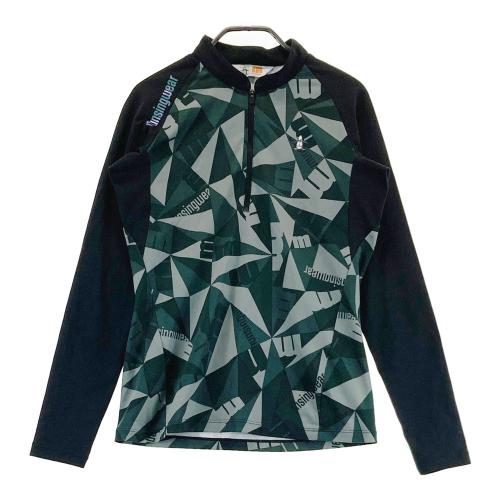 MUNSING WEAR マンシングウェア 裏起毛 ハーフジップ 長袖Tシャツ