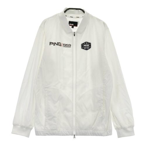 PING ピン ジップジャケット ホワイト系 サイズ：M ランク：A- 【中古