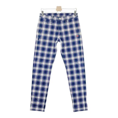 新品 パーリーゲイツ コットンストレッチドビーチェックパンツ(5