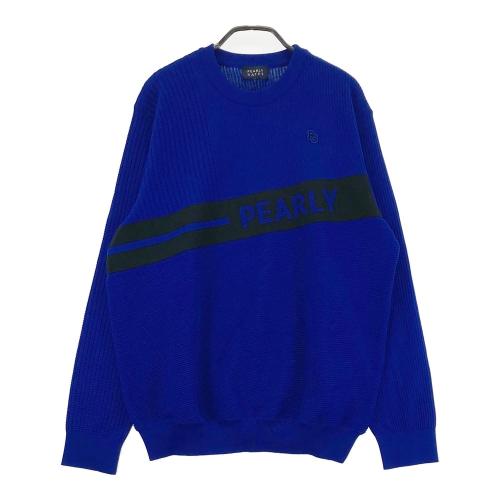 PEARLY GATES パーリーゲイツ 長袖ポロシャツ ワッペン ボーダー柄