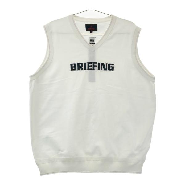 BRIEFING GOLF ブリーフィング 2025年モデル ニットベスト ホワイト系