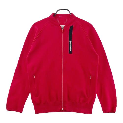 TAYLOR MADE テーラーメイド ジップジャケット ニット レッド系 サイズ