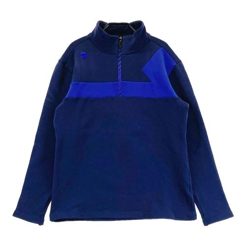 DESCENTE GOLF デサントゴルフ ラバーロゴ フルジップ ジャケット デサントゴルフ DESCENTE ゴルフ 防風フルジップジャージー -デサント
