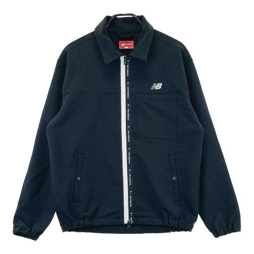 サイズ：7 NEW BALANCE GOLF ニューバランス 2024年モデル ハーフジップ ブルゾン  ブラック系 [240101417103] ゴルフウェア メンズ ストスト NEW BALANCE GOLF ニューバランス 2024年モデル ジップジャケット