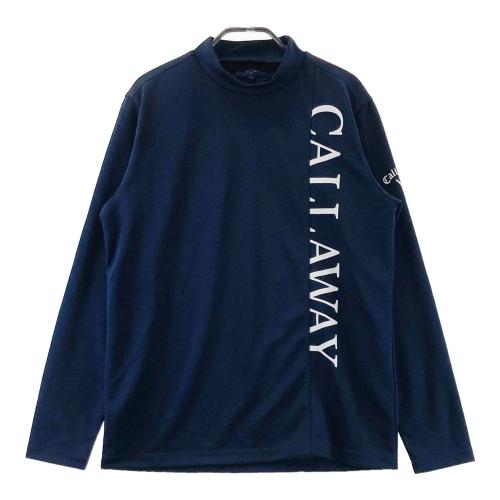CALLAWAY キャロウェイ ハイネック 長袖Tシャツ ネイビー系 サイズ：M
