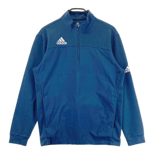 ADIDAS GOLF アディダスゴルフ ハーフジップ ブルゾン 切替 ネイビー系