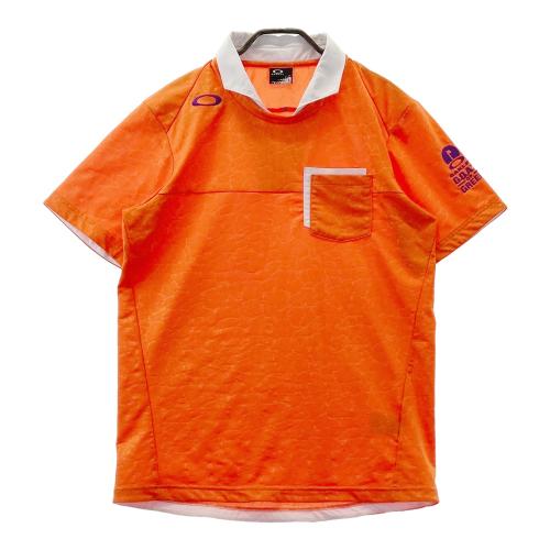 OAKLEY オークリー 433961JP 襟付 半袖Tシャツ レイヤード風 総柄