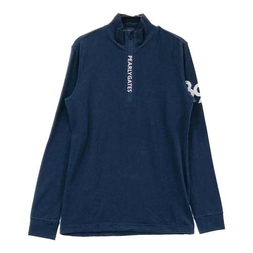 パーリーゲイツ　2way　ハーフジップ　ジャケット　ナイロン　ネイビー　サイズ4 PEARLY GATES パーリーゲイツ 2WAY ハーフジップ ジャケット ネイビー