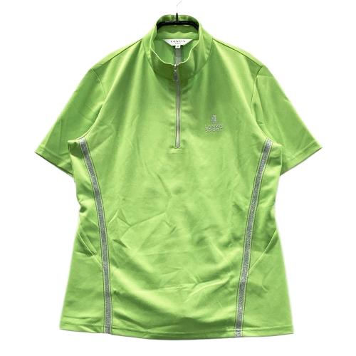 LANVIN SPORT ランバン スポール ハーフジップ 半袖Tシャツ グリーン系