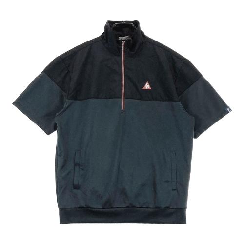 NEW BALANCE GOLF ニューバランス ハーフジップ半袖 ブルゾン カモフラ