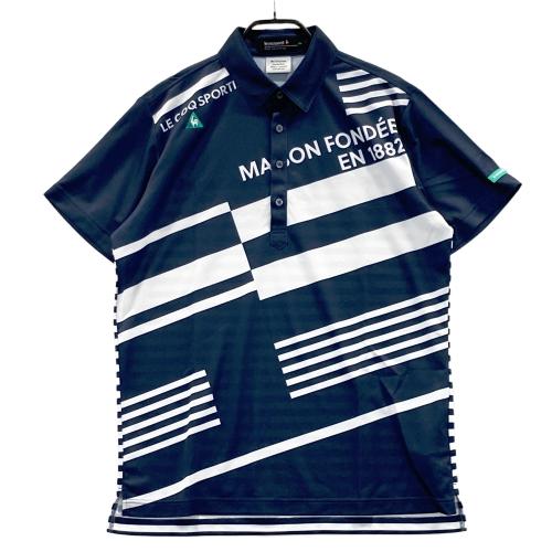 新品 タグ付き イタリア製 メンズ ポロシャツ ゴルフウェア M ボーダー柄 DIVINER GOLF（ディバイナー ゴルフ） 【DIVINER GOLF】ゴルフウェア