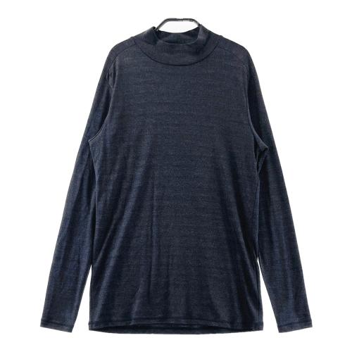 TAYLOR MADE テーラーメイド ウール混 ハイネック長袖Tシャツ ブラック
