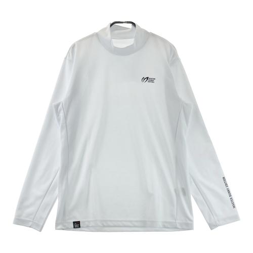 新品　PGG パーリーゲイツ　ハイネック　長袖シャツ　春　ホワイト　サイズ6 PEARLY GATES パーリーゲイツ ハイネック 長袖Tシャツ ホワイト系