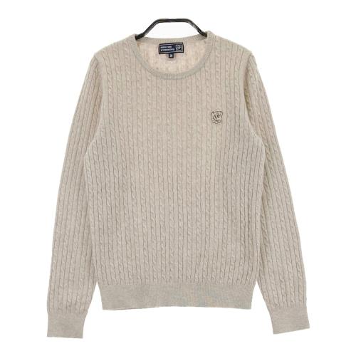 ZOY ゾーイ 長袖 カシミヤ混ニットジャケット ホワイト系 サイズ:38 ZOY ゾーイ 長袖 カシミヤ混ニットジャケット ホワイト系 サイズ:38