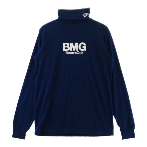 サイズ：S BEAMS GOLF ビームスゴルフ  タートルネック 長袖Tシャツ  ネイビー系 [240101661325] ゴルフウェア メンズ ストスト BEAMS GOLF ビームスゴルフ タートルネック 長袖Tシャツ ネイビー系