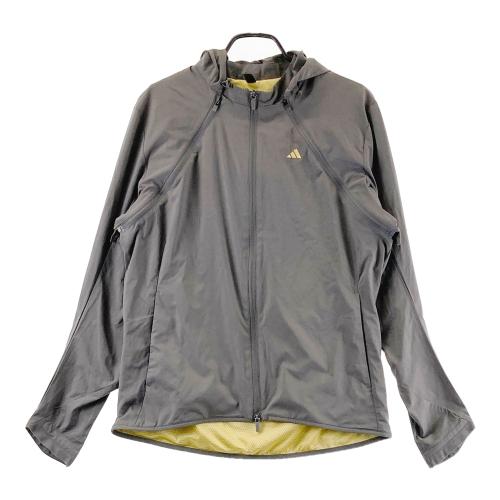 OAKLEY オークリー 長袖ジップパーカー ボーダー柄 ブラウン系 サイズ