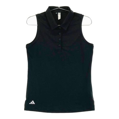 ADIDAS GOLF アディダスゴルフ ノースリーブポロシャツ ブラック系