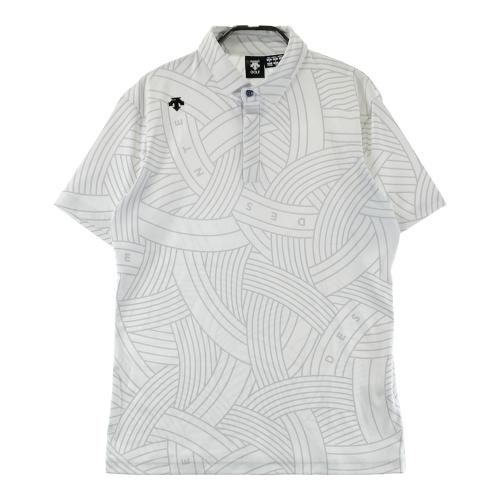 DESCENTE GOLF デサントゴルフ 半袖ポロシャツ ホワイト系 サイズ：M