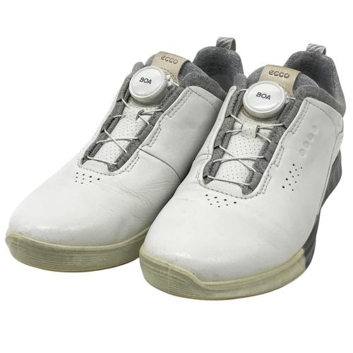 Ecco ゴルフシューズ 37 ホワイト　23.5 エコー ecco エコー ゴルフシューズ ホワイト系 サイズ：37 ランク：B 【中古