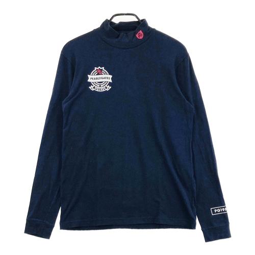 PEARLY GATES パーリーゲイツ ハイネック 長袖Tシャツ ホワイト系