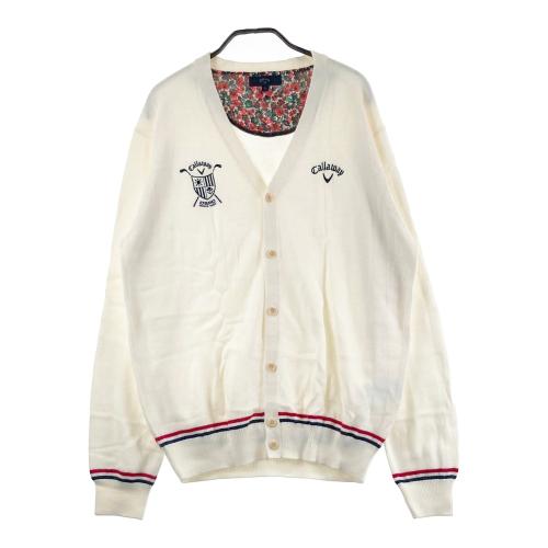 LECOQ GOLF ルコックゴルフ ニットカーディガン レッド系 サイズ：M