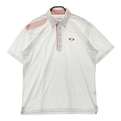 OAKLEY オークリー 439468JP 半袖ポロシャツ ボタンダウン ホワイト系