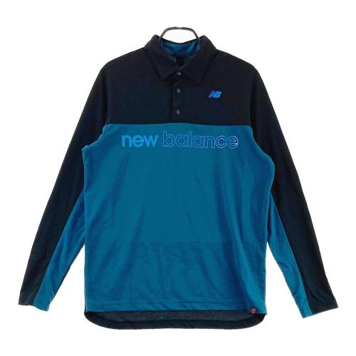 NEW BALANCE GOLF ニューバランス 長袖ポロシャツ ブラック系 サイズ