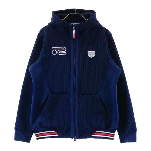 ROSASEN ロサーセン ニット ジップパーカー ネイビー系 サイズ：M