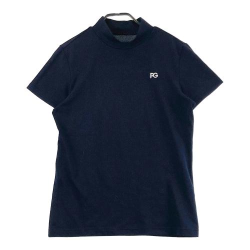 PEARLY GATES パーリーゲイツ モックネック 半袖Tシャツ ロゴプリント
