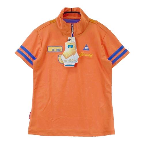 CPG GOLF シーピージーゴルフ ; ハーフジップ 半袖Tシャツ ブルー系